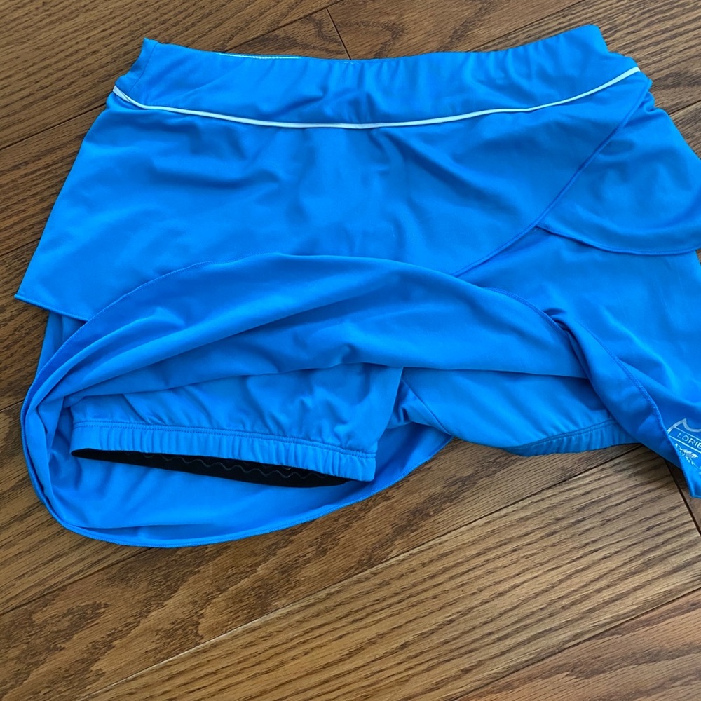 Blue layered ruffle athletic/tennis skort - Picture 3 of 4